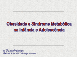 Obesidade - Sociedade Brasileira de Nefrologia
