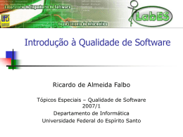 Aula1 - Informática - Universidade Federal do Espírito Santo