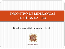 Slide 1 - Portal Jesuítas Brasil
