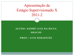 Apresentação Andre Luiz da Silva Araujo