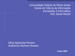 Apresentação - DCC - Universidade Federal de Minas Gerais