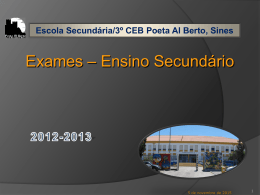 ExamesSec_2012_13 - 3º CEB Poeta Al Berto