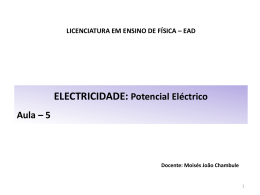 Aula 5 - Potencial Electrico
