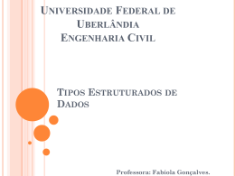 estrutura - Facom - Universidade Federal de Uberlândia