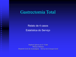 Gastrectomia Total - Saúde-Rio