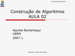 Aula02 - Aquiles Burlamaqui