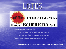 LOTES - Red Festera