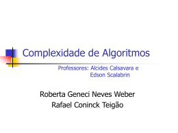 Teigao - Roberta - Complexidade de Algoritmos