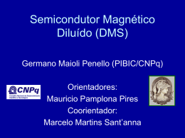 Fabricação e estudo de semicondutores magnéticos diluídos