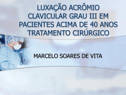luxação acrômio clavicular grau iii em pacientes acima de 40 anos