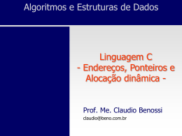 x - Prof. Ms. Claudio Benossi