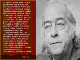 Vinícius de Moraes e seus poemas