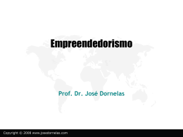 emp1 - Empreendedorismo – Prof. José Dornelas
