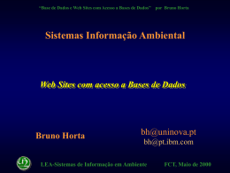 LEA-Sistemas de Informação em Ambiente FCT, Maio de 2000