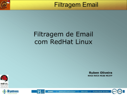 Filtragem e-Mail - Ruben Oliveira