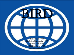 Banco Mundial - BIRD - Colégio Santa Maria