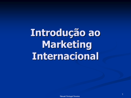Introdução ao Marketing Internacional