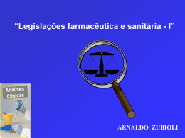 LEGIS FARM E SANIT - Curso MAR 5