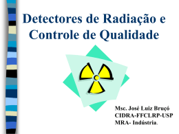 Radiation Detectors & Quality Control