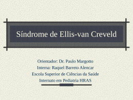 Síndrome de Ellis Van Creveld
