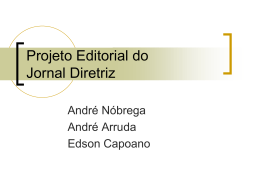 + Projeto do Jornal Diretriz