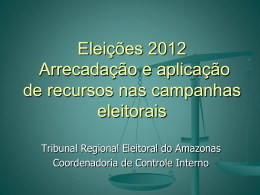 Eleições 2012 PSC - CRC-AM
