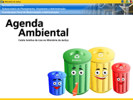Apresentação da Agenda Ambiental