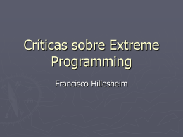 CrticassobreExtremeProgramming