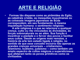 ARTE E RELIGIAO