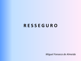 Resseguro - DME – IM – UFRJ
