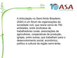Articulação do Semi-Árido Brasileiro (ASA)