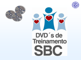 Book Comercial DVD`s de Treinamento SBC