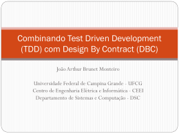 Combinando Test Driven Development