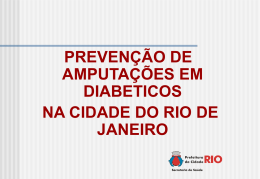 Amputações em Diabéticos - Saúde-Rio