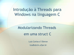 Threads para Windows com C
