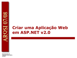 Aplicação Web Asp.net