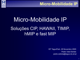 Micro-Mobilidade IP