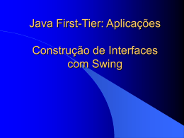 Java First-Tier: Aplicações