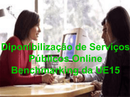 Disponibilização de Serviços Public Online