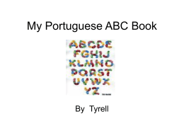 My Portuguese ABC Book