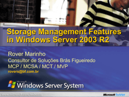 Storage Management Features in Windows