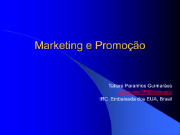 Mix de Marketing - Information Resource Center Brazil