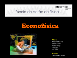 Econofísica - Portal do Projecto Faraday