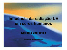 Influência da radiação UV em seres humanos Ecologia Energética