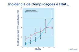 Incidência de Complicações e HbA1c