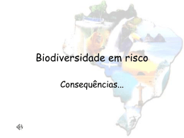 Biodiversidade em risco