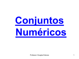 ( Aula 1 ) Conjuntos numéricos
