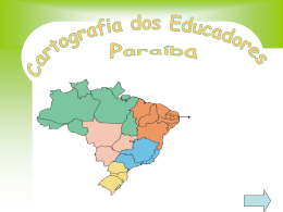 cartografia da Paraíba
