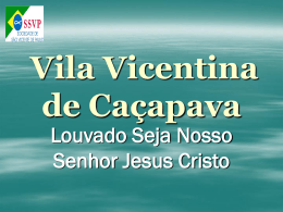 Vila Vicentina de Cacapava SLIDES