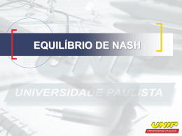 EQUILÍBRIO DE NASH